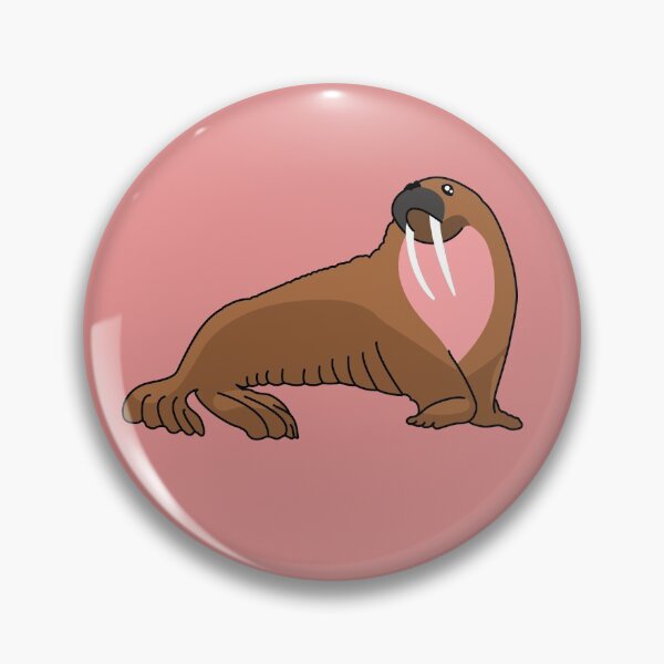 Item preview, Cute Cartoon Walrus Minimalist Simple Drawing designed and sold by KlaraMacinka.