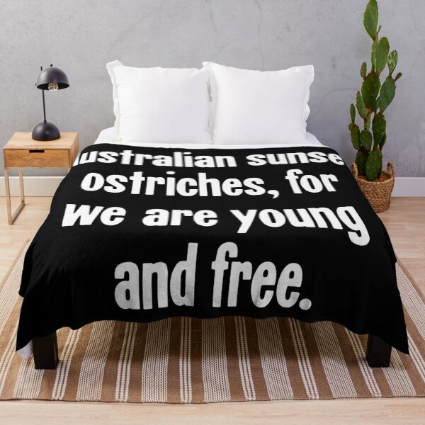 Item preview, Australian Sunset Ostriches, For We Are Young And Free designed and sold by Good-Looking Corpse.