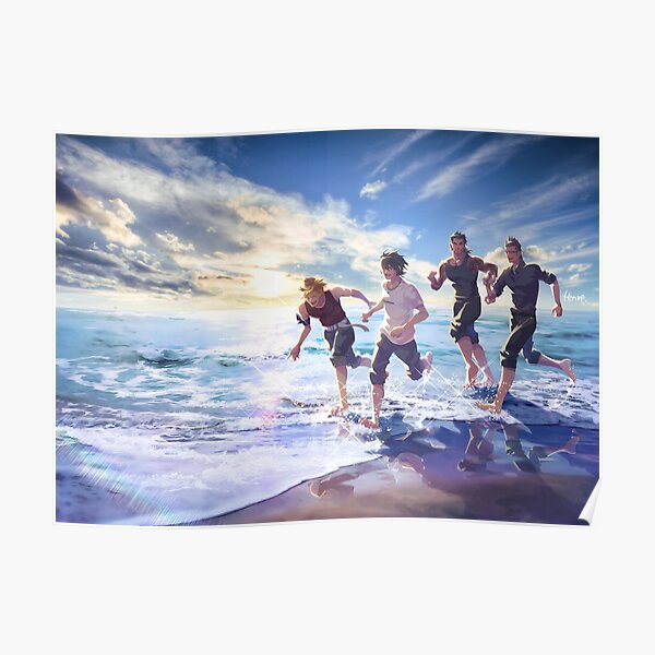 On the Edge of the Water Poster