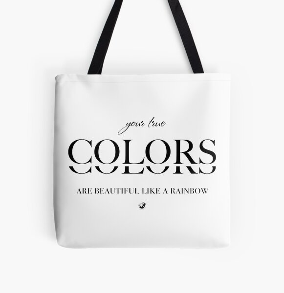 Item preview, Inscription your true colors are beautiful like a rainbow designed and sold by Alexandra Kueny.