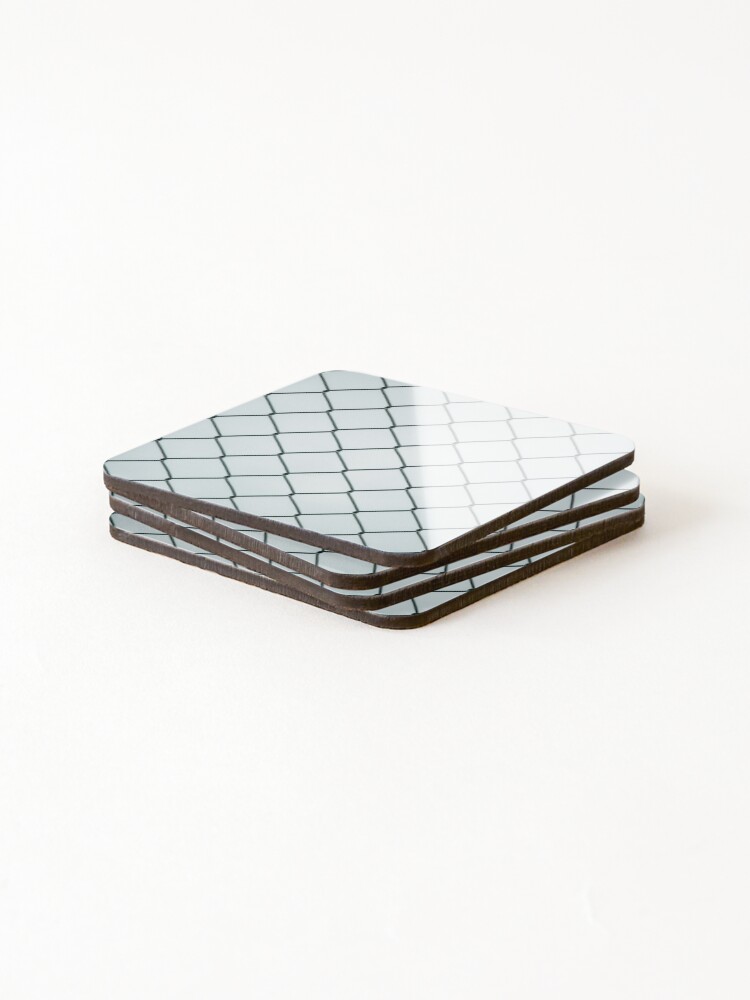 Thumbnail 4 of 5, Coasters (Set of 4), Fenced Off designed and sold by PatternPalace.