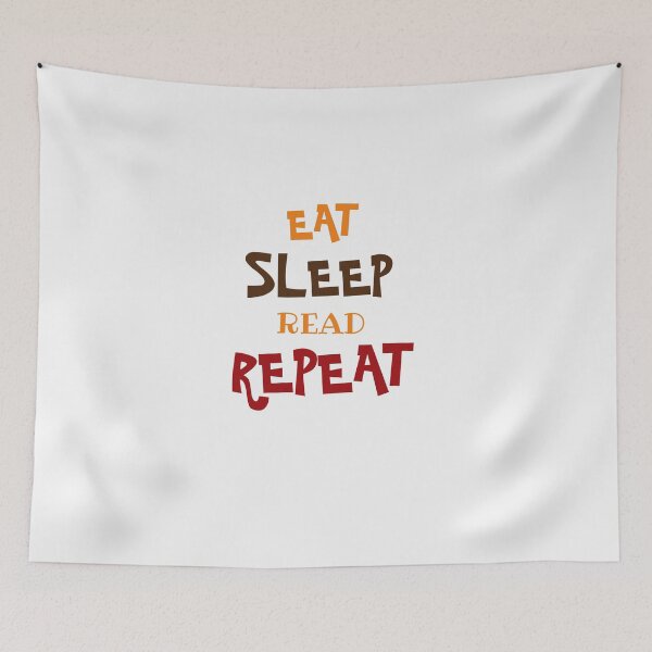 Item preview, Eat Sleep Read Repeat designed and sold by TINASTORESHOPE.