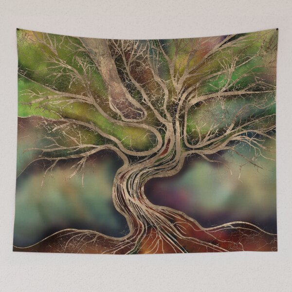 Item preview, Tree of life - fall shadows designed and sold by k9printart.