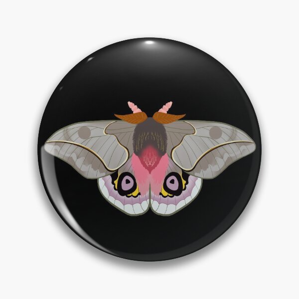 Item preview, Silk moth (grey and pink) designed and sold by LunaLovesTea.