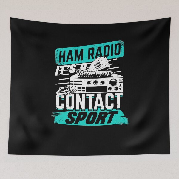 Item preview, Ham Radio It's A Contact Sport Amateur Hams Gift designed and sold by Marcid95.