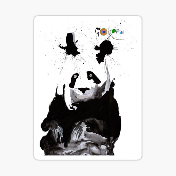 Ralph Steadman's Anda Panda  Sticker