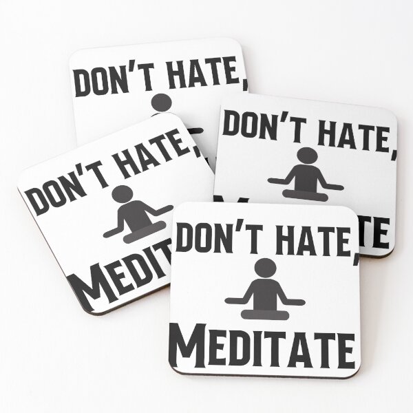 Item preview, Don’t Hate Meditate - Law of Attraction  designed and sold by LoA-Lady.
