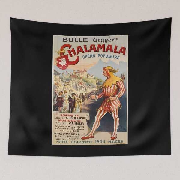 Item preview, retro bulle gruyere chalamala opera populaire designed and sold by CorasPosters.