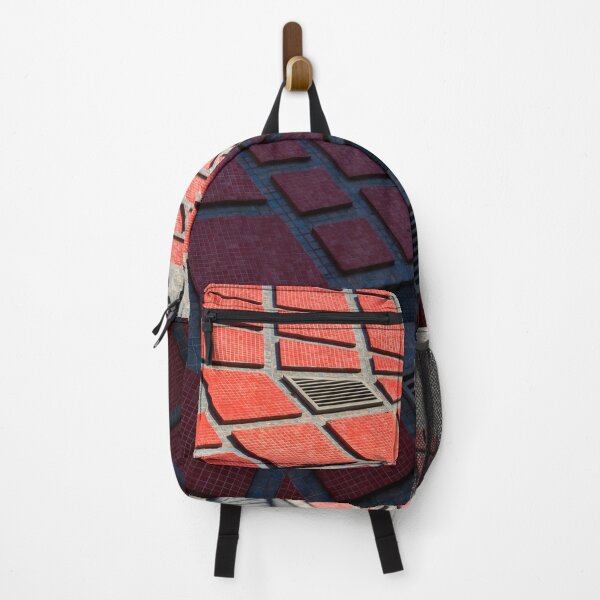 Item preview, Chic Geometrical Azulejos - Groovy Modern Tessellation in Crimson and Slate - Right designed and sold by Georgia Mizuleva.