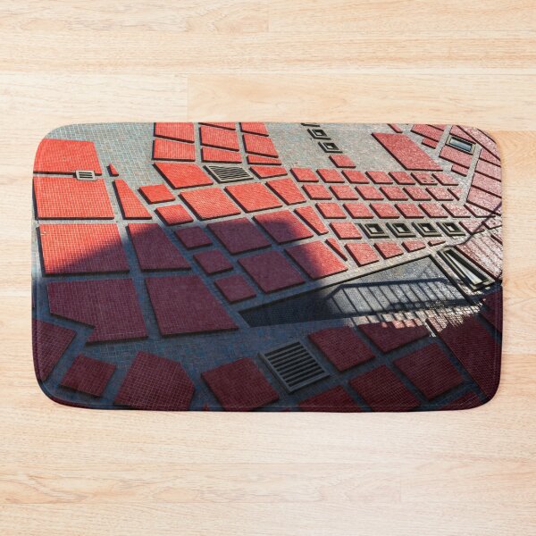 Item preview, Chic Geometrical Azulejos - Groovy Modern Tessellation in Crimson and Slate - Right designed and sold by Georgia Mizuleva.