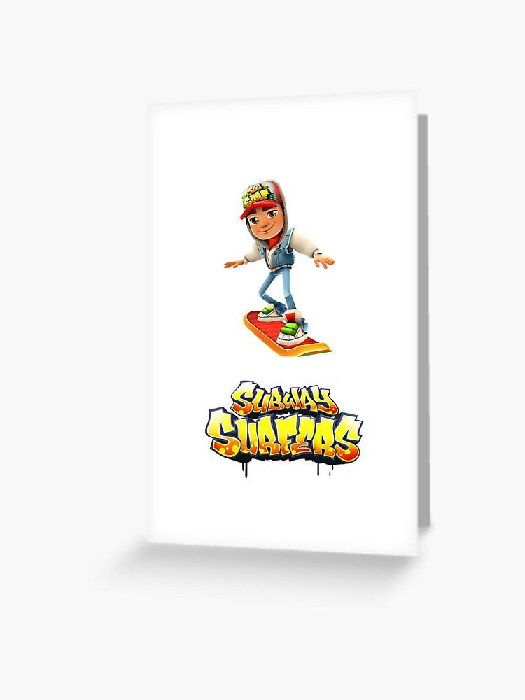 Subway Surfers Jake Collage | Greeting Card