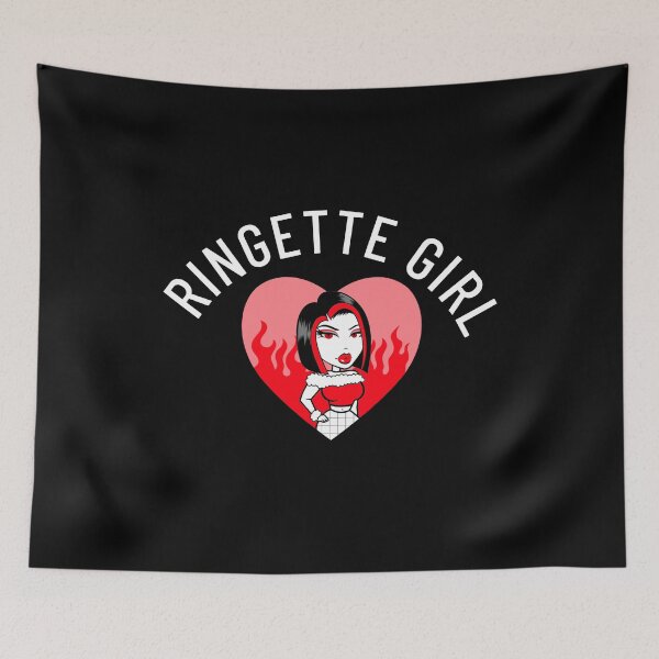 Item preview, Ringette Girl Badass Heart designed and sold by jacks-tees.