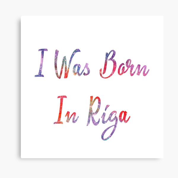 Item preview, I was born in Riga designed and sold by CharlesPerrault.