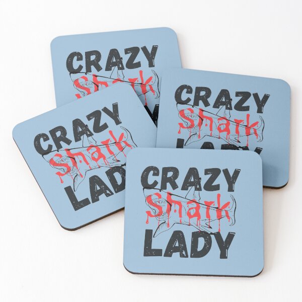 Item preview, Crazy Shark Lady  designed and sold by aoichan3939.