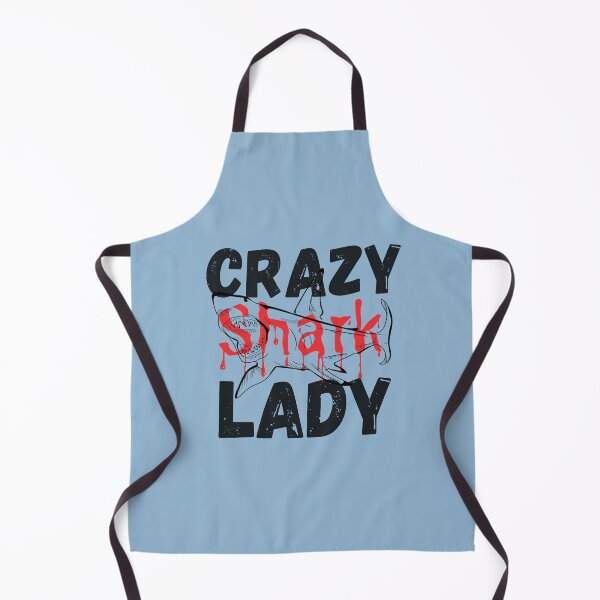 Item preview, Crazy Shark Lady designed and sold by aoichan3939.