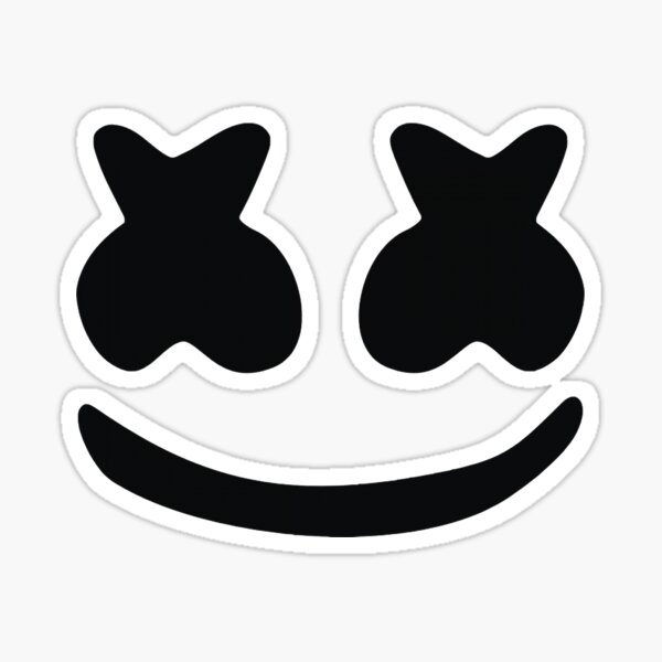 Marshmello face Sticker
