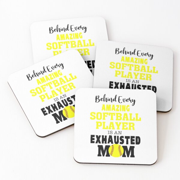 Item preview, Behimnd Every Amazing Softball Player Is An Exhausted Mom designed and sold by autlu.