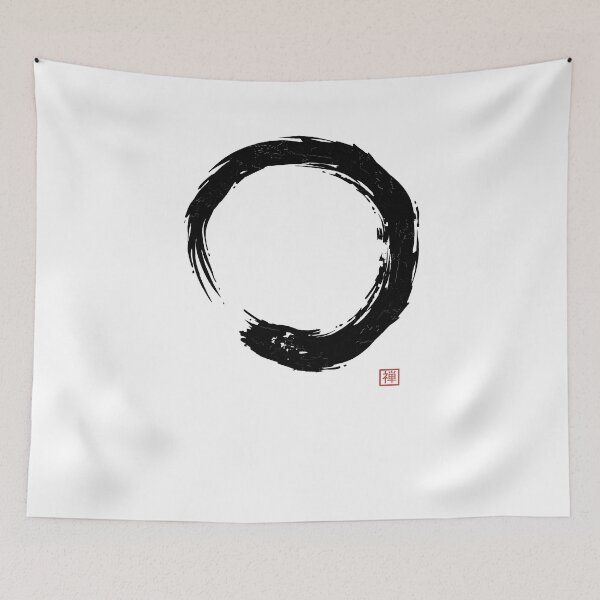 Item preview, Calligraphy Enso Circle Zen Buddhism designed and sold by MGO-Design.