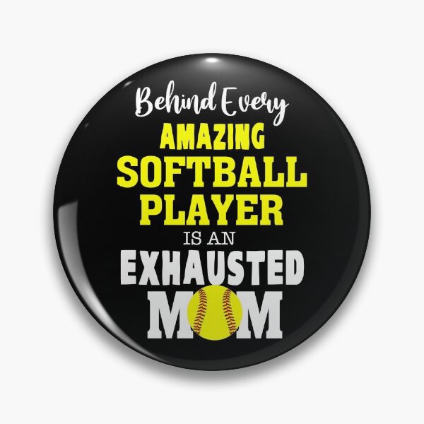 Item preview, Behimnd Every Amazing Softball Player Is An Exhausted Mom designed and sold by autlu.
