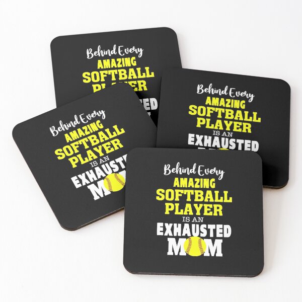 Item preview, Behimnd Every Amazing Softball Player Is An Exhausted Mom designed and sold by autlu.