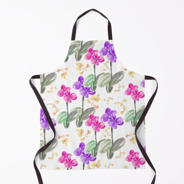 Item preview, Colorful pinky purple orchids pattern design designed and sold by EarthyPlanty.