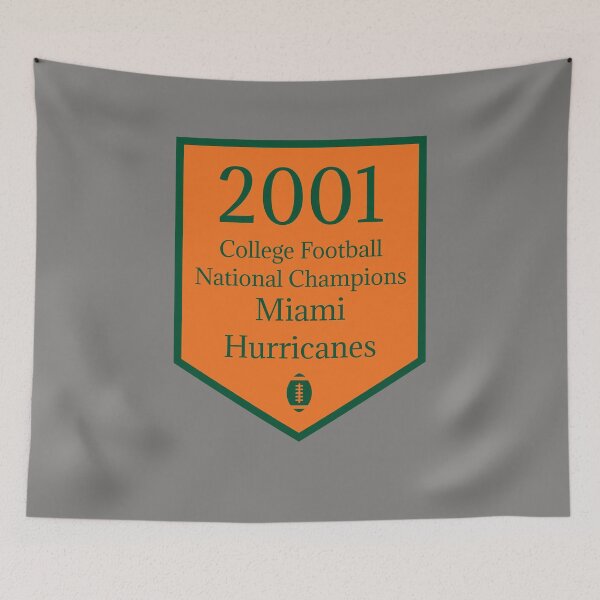 Item preview, CFB National Champions - Miami 2001 designed and sold by Championship  Banners.