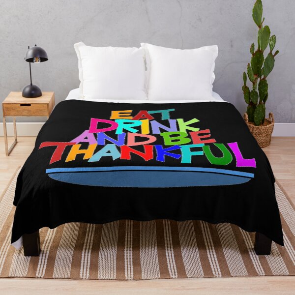 Item preview, Eat drink and be thankful designed and sold by aktiveaddict.