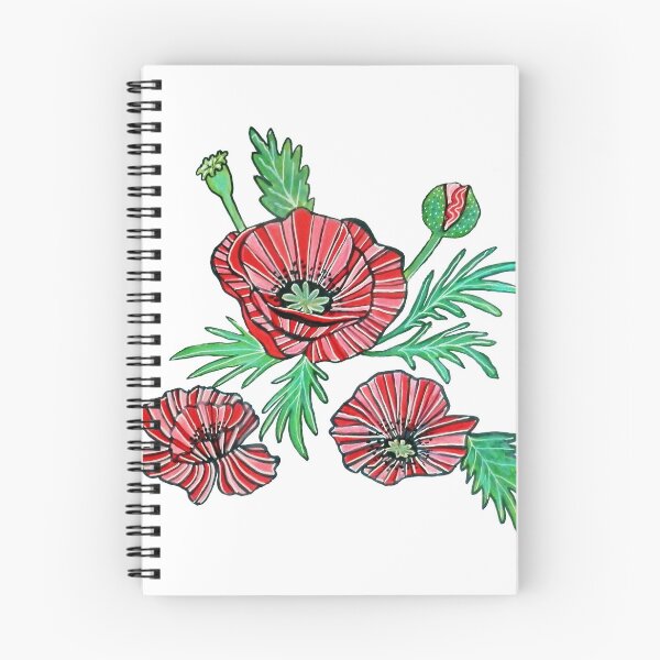 Artikelvorschau, Roter und rosa Mohn, Gedenktag entworfen und verkauft von MagentaRose.