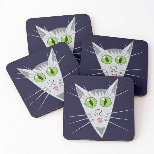 Item preview,  Funny Abstract Cat Face designed and sold by tuzlay.