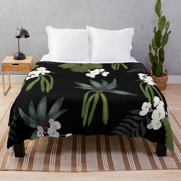 Item preview, Floral black seamless pattern background. designed and sold by Saraiaguiar.