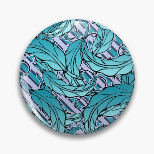 Item preview, Seamless feather pattern in cool colors. designed and sold by Michael Pulley.