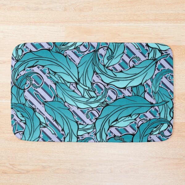 Item preview, Seamless feather pattern in cool colors. designed and sold by Michael Pulley.