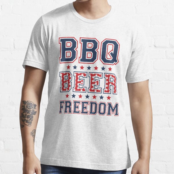 BBQ Beer Freedom Essential T-Shirt