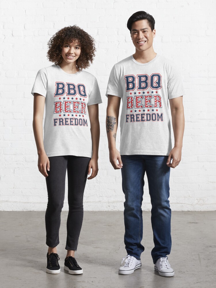 beer bbq freedom t shirt