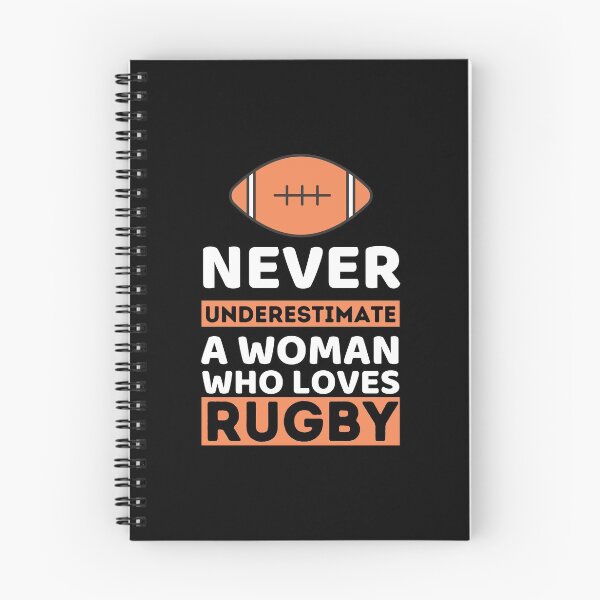 Item preview, Never Underestimate A Woman Who Loves Rugby designed and sold by bifkee19.