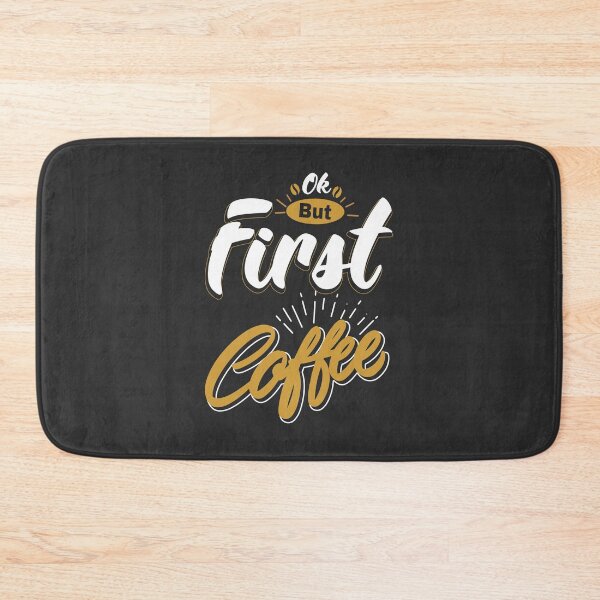 Item preview, Ok But First Coffee designed and sold by NisRayDesign.