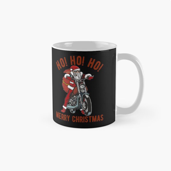 Item preview, Santa Biker Ho Ho Ho Merry Christmas Funny Biking Bike Motorcycle Lover Xmas Gift designed and sold by alenaz.