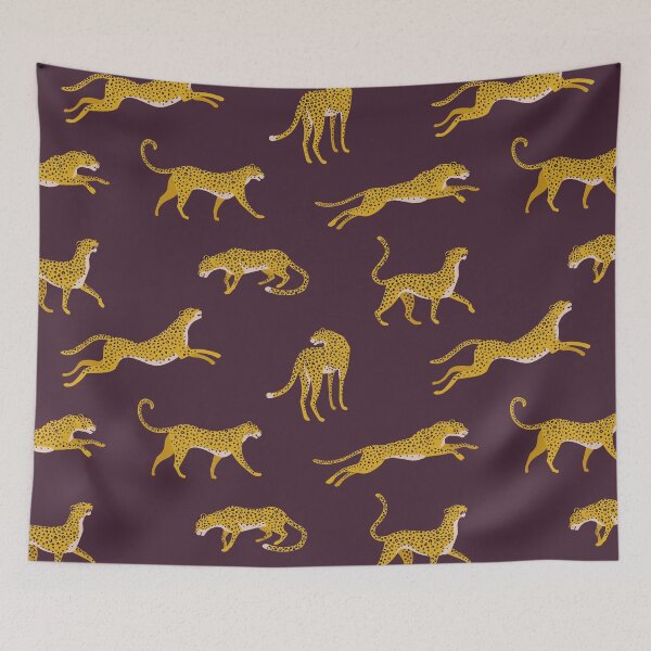 Item preview, Burgundy Cheetah Pattern designed and sold by SeizeTheCat.