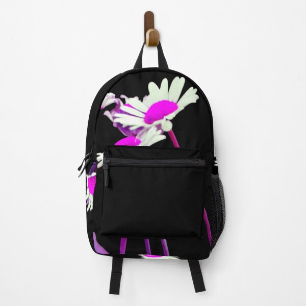 Item preview, Daisies with a difference. Nature. Outdoors. Pink, purple, white, graphic special effects. designed and sold by JellyBeenzz.