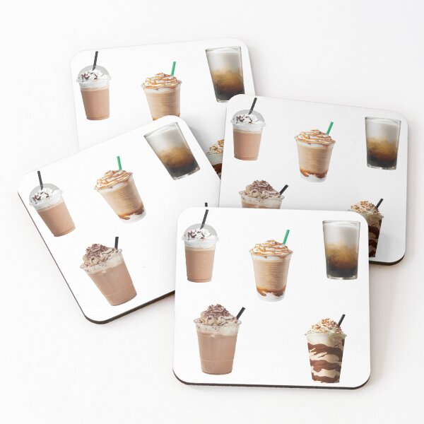 Artikelvorschau, Frappuccino Cappuccino Milchshake Aufkleber Pack entworfen und verkauft von stickertopic.