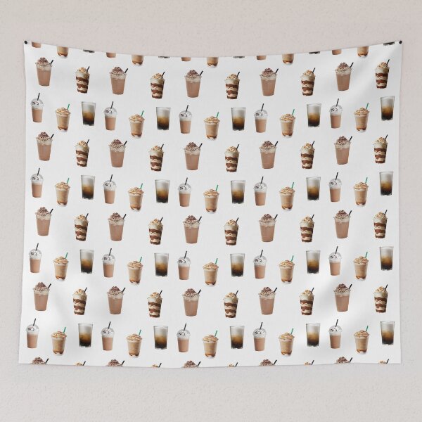 Artikelvorschau, Frappuccino Cappuccino Milchshake Aufkleber Pack entworfen und verkauft von stickertopic.