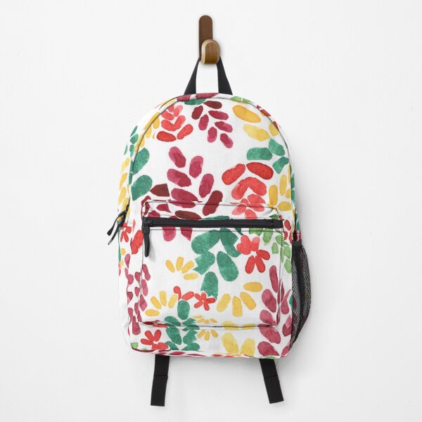 Item preview, Leafy colorful young energetic floral pattern design designed and sold by EarthyPlanty.