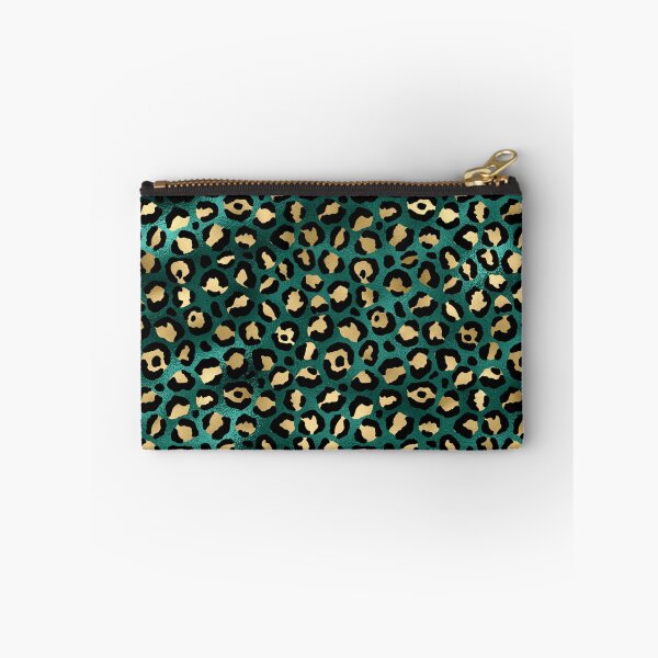 Item preview, Green and Gold Leopard Print Pattern designed and sold by RougeAtelier.