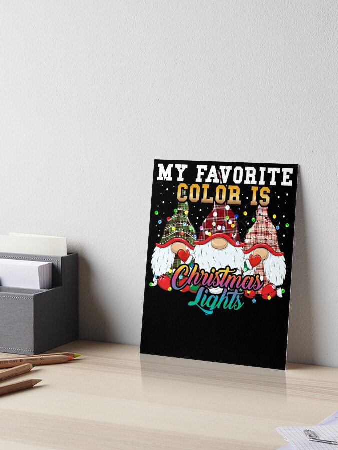 Favourite Christmas Things | Art Board Print