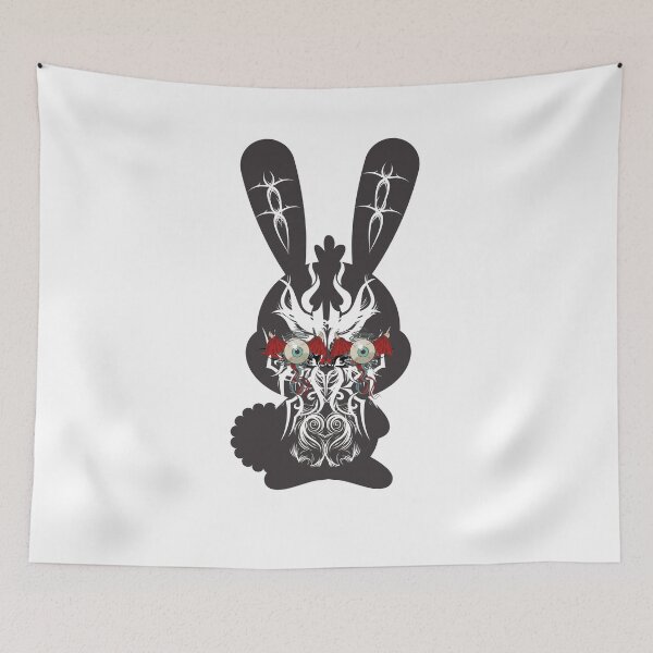 Item preview, Rabbit Tattoo Shirt designed and sold by therdsak thongdonkhan.