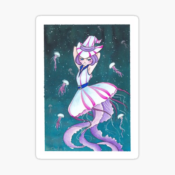 witchtober2020 - jellyfish Sticker