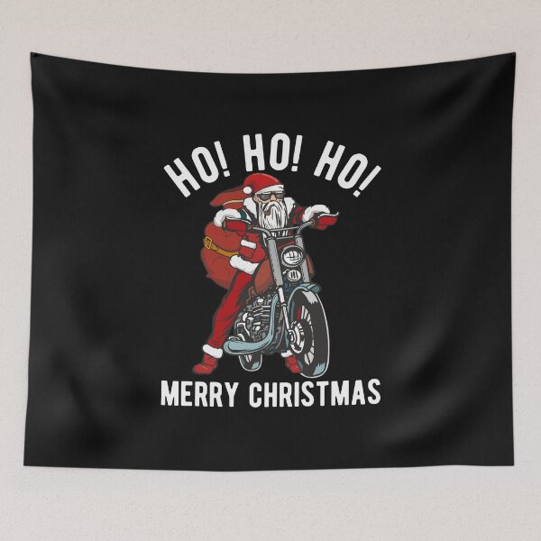 Item preview, Merry Christmas Biker Santa Claus Ho Ho Ho Merry Funny Biking Motorcycle Lover Xmas Gift designed and sold by alenaz.