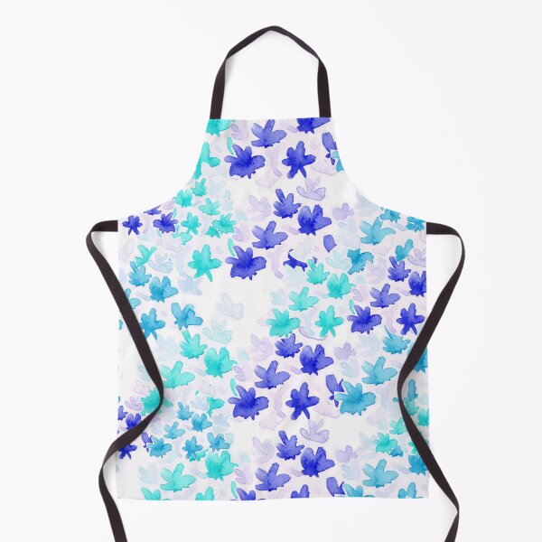 Item preview, Aqua floral soft ligh colors pattern design designed and sold by EarthyPlanty.