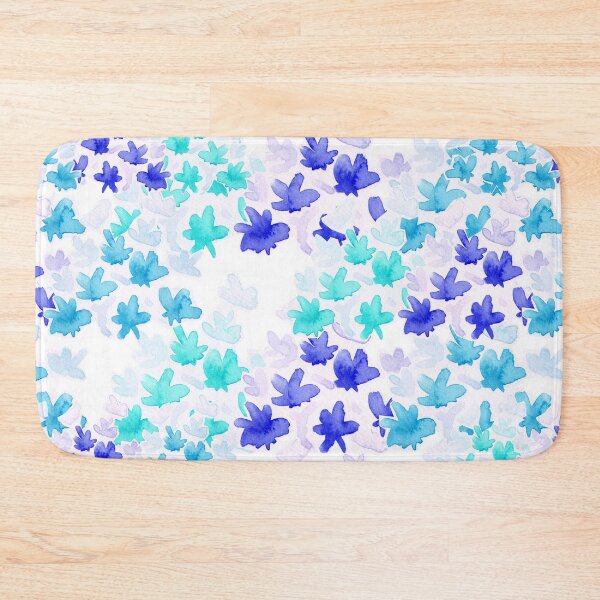 Item preview, Aqua floral soft ligh colors pattern design designed and sold by EarthyPlanty.