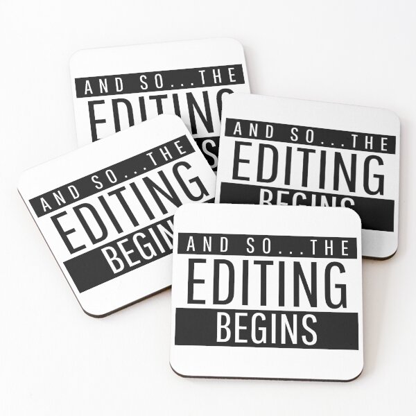 Item preview, And So...The Editing Begins designed and sold by Wofford Lee Jones.